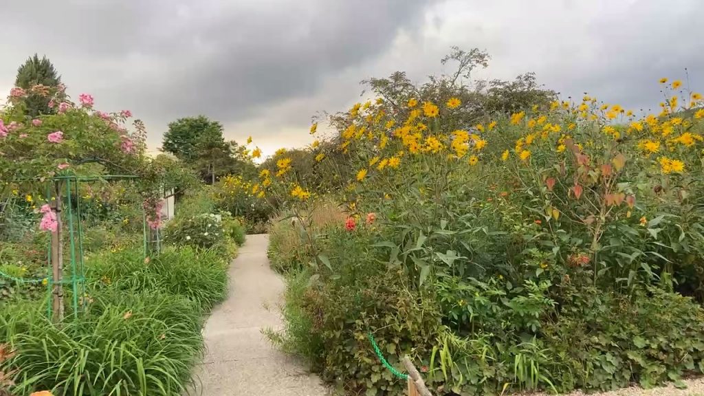 pathway in Claude Monet's garden
