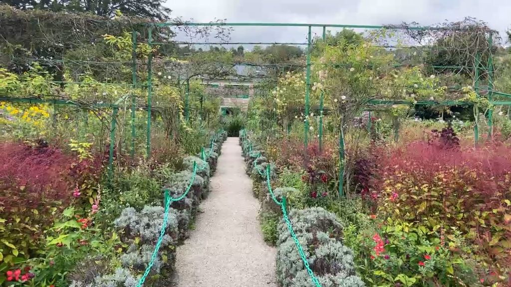 pathway in Claude Monet's garden