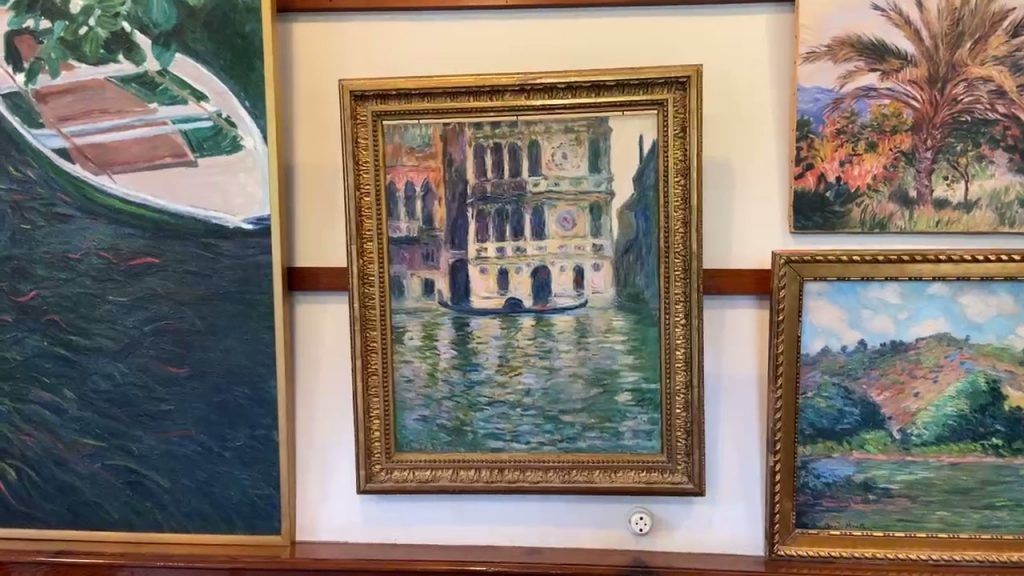 replicas of paintings in Claude Monet's home