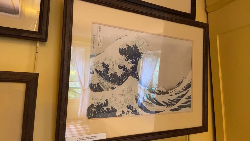 Japanese print (copy) in Claude Monet's home