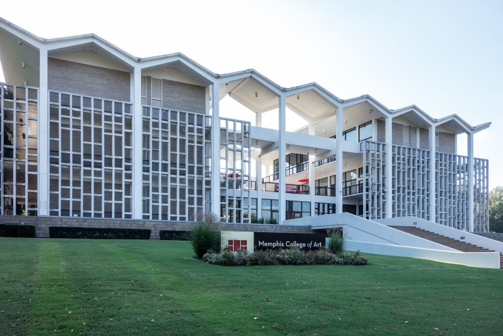 Rust Hall, Memphis Academy of Art (in 1985 to 2020 when it closed, Memphis College of Art), Memphis Tennessee