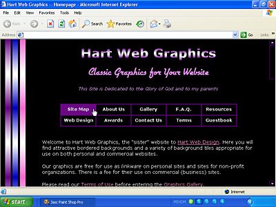 The second version of Hart Web Graphics