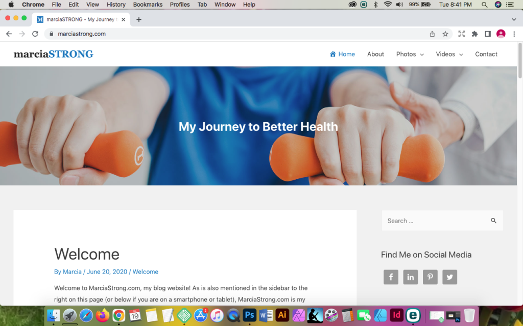 Marcia Strong -- Home page